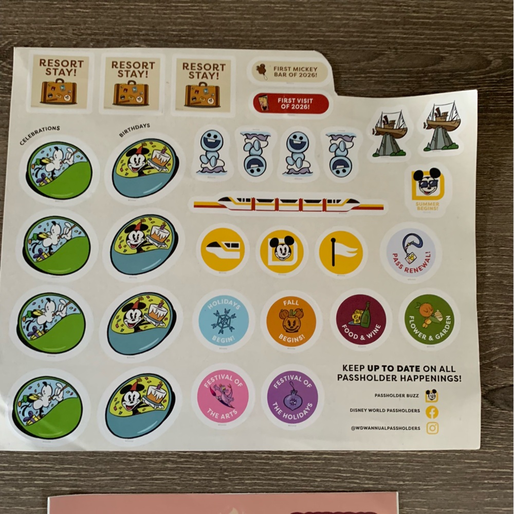 Pixie Lee & Co. Disney Sticker Lot Set - Picture 3 of 3